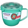 Sistema Microwave Hrnek na polévku a dušené pokrmy 900 ml mátová Sistema Microwave Hrnek na polévku a dušené pokrmy 900 ml mátová