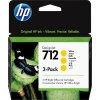 HP 712 3-Pack 29-ml Yellow DesignJet Ink Cartridge HP 712 3-Pack 29-ml Yellow DesignJet Ink Cartridge