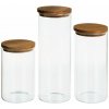 Sklenené dózy na potraviny/na cestoviny v súprave 3 ks – Casa Selección Sklenené dózy na potraviny/na cestoviny v súprave 3 ks – Casa Selección