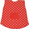 GOKI Detská zástera červená s bodkami GOKI Detská zástera červená s bodkami