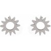 Náušnice z nerezovej ocele - 1 pár 3 strieborná slnko Náušnice z nerezovej ocele - 1 pár 3 strieborná slnko