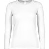 Dámske tričko B&C E150 dlhý rukáv - biele, L Dámske tričko B&C E150 dlhý rukáv - biele, L