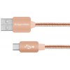 Kruger&Matz USB A - micro USB 1m ružový KM0360 Kruger&Matz USB A - micro USB 1m ružový KM0360