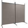 vidaXL Paraván 2-panelový 175 x 180 cm sivý vidaXL Paraván 2-panelový 175 x 180 cm sivý