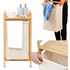 Interlook NZ-1BS-Bamboo | Kôš na bielizeň so skrinkou | Bambus Interlook NZ-1BS-Bamboo | Kôš na bielizeň so skrinkou | Bambus
