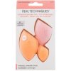 Real Techniques Ultimate sponge Trio Miracle Complexion hubka na tekutý make-up 1 ks + Mini Miracle Complexion hubka na tekutý make-up mini 1 ks + Miracle Powder hubka na púder 1 ks kozmetická sada