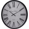 Plastové nástenné hodiny v čierno-bielom farebnom prevedení s rímskymi číslami 76 x 6,5 cm 41479 Plastové nástenné hodiny v čierno-bielom farebnom prevedení s rímskymi číslami 76 x 6,5 cm 41479
