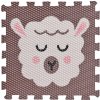 Penové puzzle Baranček – tmavohnedá podložka na hranie Penové puzzle Baranček – tmavohnedá podložka na hranie