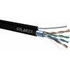 Solarix SXKD-5E-FTP-PE-SAM Venkovní instalační kabel CAT5e FTP drot PE samonosný 305m / box Solarix SXKD-5E-FTP-PE-SAM Venkovní instalační kabel CAT5e FTP drot PE samonosný 305m / box