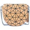 Půlkruhová crossbody korková kabelka - Geometrické tvary Půlkruhová crossbody korková kabelka - Geometrické tvary
