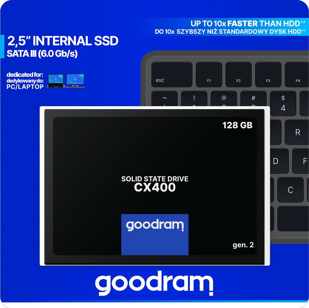Goodram CX400 128GB, SSDPR-CX400-128-G2