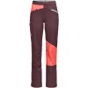Dámske softshellové a skialpinistické nohavice Ortovox W's Col Becchei Pants Winetasting M Dámske softshellové a skialpinistické nohavice Ortovox W's Col Becchei Pants Winetasting M