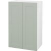 Dreja Horná kúpeľňová skrinka PORTO SYD2 50 - N01 Biela lesk / Úchytka T00 / M20 Mint grey mat Dreja Horná kúpeľňová skrinka PORTO SYD2 50 - N01 Biela lesk / Úchytka T00 / M20 Mint grey mat