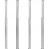 vidaXL Teleskopické stolové nohy 4 ks brúsený nikel 710 mm-1100 mm vidaXL Teleskopické stolové nohy 4 ks brúsený nikel 710 mm-1100 mm