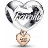 Pandora Charms Srdce Ľúbim Ťa, Rodina 782326C00 Pandora Charms Srdce Ľúbim Ťa, Rodina 782326C00