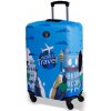 Obal na cestovný kufor BERTOO - Travel the world M Obal na cestovný kufor BERTOO - Travel the world M