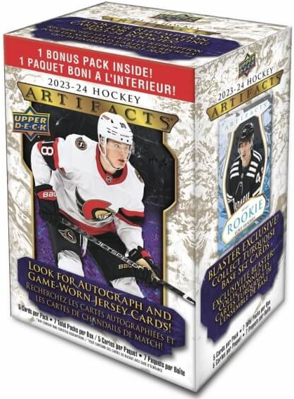 Upper Deck 2023-24 Artifacts Hockey Blaster Box