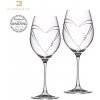 Pohár na červené víno so Swarovski Elements Hearts 470 ml Pohár na červené víno so Swarovski Elements Hearts 470 ml