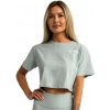 GymBeam Dámske tričko Women‘s Limitless Cropped T-shirt Eucalypt