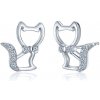 Olivie Strieborné náušnice MAČKA 2802 Ag 925; ≤0,8g. Olivie Strieborné náušnice MAČKA 2802 Ag 925; ≤0,8g.