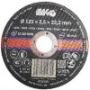 Magg Rezný kotúč 125 x 2,5 x 22,2 mm RK12525 Magg Rezný kotúč 125 x 2,5 x 22,2 mm RK12525