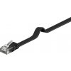 PremiumCord sp6uflat100C Plochý, patch, UTP RJ45-RJ45 CAT6, 10m, černý PremiumCord sp6uflat100C Plochý, patch, UTP RJ45-RJ45 CAT6, 10m, černý