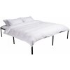 Design-Shop Kovová posteľ Hamlin - 200 x 180, v 41 cm - Čierna Design-Shop Kovová posteľ Hamlin - 200 x 180, v 41 cm - Čierna