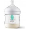 Avent Natural Response priehľadná fľaša s cumlíkom s ventilom AirFree 125 ml Avent Natural Response priehľadná fľaša s cumlíkom s ventilom AirFree 125 ml