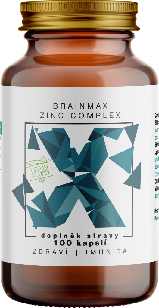BrainMax Zinc Complex 100 rostlinných kapsúl