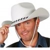 Kovbojský klobúk biely veľ. 57 - 58 Kovbojský klobúk biely veľ. 57 - 58