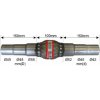 BOSAL Prużný diel výfuku 265-003 BOSAL Prużný diel výfuku 265-003
