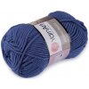 Pletacia priadza Merino hrčky 100 g modrá 1ks