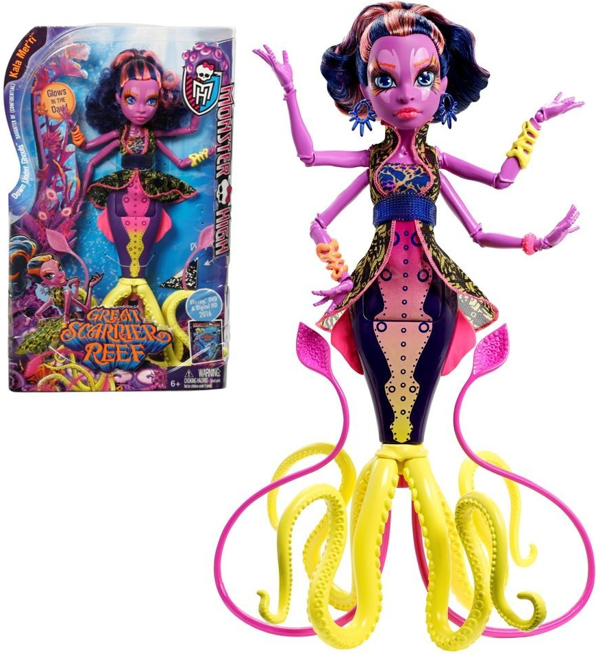 Mattel Monster High Příšerka z útesu Kala Merri