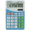 Kalkulačka, stolová, 10 číslic, SHARP EL M332, modrá Kalkulačka, stolová, 10 číslic, SHARP EL M332, modrá