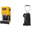 Gaggia New Classic E24, yellow + Eureka Helios 65, black Gaggia New Classic E24, yellow + Eureka Helios 65, black