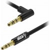 AlzaPower 90Core Audio 3.5mm Jack (M) to 3.5mm Jack 90° (M) 1 m čierny APW-CBA3JM91B AlzaPower 90Core Audio 3.5mm Jack (M) to 3.5mm Jack 90° (M) 1 m čierny APW-CBA3JM91B
