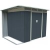 Rojaplast CHESTER A domek 184×257×142 cm šedá Rojaplast CHESTER A domek 184×257×142 cm šedá