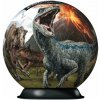 RAVENSBURGER 3D Puzzleball Jurský svět 72 dílků RAVENSBURGER 3D Puzzleball Jurský svět 72 dílků