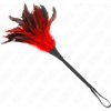 Kink - Red Maids Horn Shaped Tickle Chicken Feathers 36 cm Kink - Red Maids Horn Shaped Tickle Chicken Feathers 36 cm