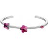 Glory náramok Kvietok otvorený rose strieborný 527