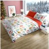 FARO Vianočné bavlnené obliečky 220x200 + 2 x 70x80 cm - Vianočné domčeky FARO Vianočné bavlnené obliečky 220x200 + 2 x 70x80 cm - Vianočné domčeky