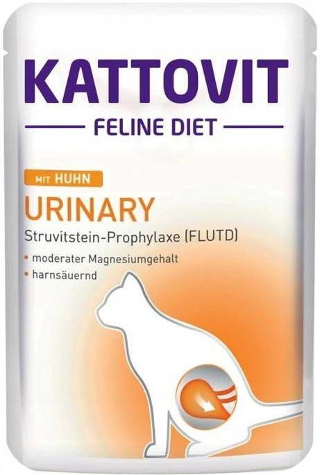 KATTOVIT Feline Diet Urinary s kuracím 85 g