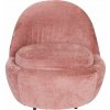 Ružové kreslo Nash – White Label Ružové kreslo Nash – White Label