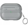 AppleKing obal so vzorom karbónových vlákien pre AirPods Pro 2 (2022) - sivý - možnosť vrátiť tovar ZADARMO do 30tich dní AppleKing obal so vzorom karbónových vlákien pre AirPods Pro 2 (2022) - sivý - možnosť vrátiť tovar ZADARMO do 30tich dní