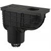 Alca Alcadrain AGV2 - Univerzálny lapač strešných splavenín 300×155/125 mm priamy, čierna Alca Alcadrain AGV2 - Univerzálny lapač strešných splavenín 300×155/125 mm priamy, čierna