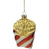 TORO VIANOČNÁ OZDOBA Z HRANOLČEKOV 7X4X11,5CM SKLO TORO VIANOČNÁ OZDOBA Z HRANOLČEKOV 7X4X11,5CM SKLO