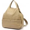 Dámsky kožený ruksak béžový Luka KZ57594 9l Dámsky kožený ruksak béžový Luka KZ57594 9l