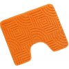 Brotex Predložka pred WC 60x50cm Bludisko oranžové Brotex Predložka pred WC 60x50cm Bludisko oranžové