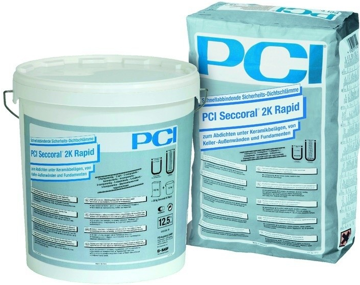 PCI Seccoral® 2K Rapid 25kg sivá