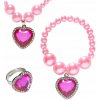 Súprava ŠPERKOV PRINCEZNÁ ružový NÁHRDELNÍK Súprava ŠPERKOV PRINCEZNÁ ružový NÁHRDELNÍK